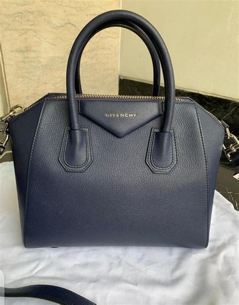 givenchy antigona small blue preloved